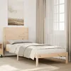 Image de vidaXL Cadre de lit extra long sans matelas 90x220 cm bois massif
