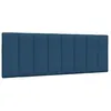 Image de vidaXL Coussin de tÃªte de lit bleu 140 cm tissu