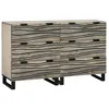 Image de vidaXL Buffets avec tiroir Autre avec stockage 2 pcs Blanc 60 x 33,5 x 75 cm