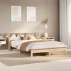 Image de vidaXL Cadre de lit sans matelas 140x190 cm bois de pin massif