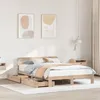 Image de vidaXL Cadre de lit sans matelas 135x190 cm bois de pin massif