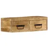 Image de VidaXL Meuble TV mural 60x30x19 cm bois massif de manguier brut4017458