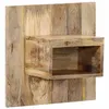 Image de vidaXL Table de chevet 50x27x50 cm bois massif de manguier brut4017521