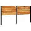 Image de vidaXL TÃªte de lit 200 cm bois massif d'acacia et fer