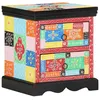 Image de Armoire de chevet vidaXL 2 pcs Multicolore 40x35x45 cm en bois reconstituÃ©