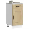 Image de vidaXL Vidaxl Armoire De Cuisine Kalmar Chêne Sonoma Bois D'ingénierie