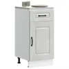 Image de vidaXL Vidaxl Armoire De Cuisine Kalmar Gris Béton Bois D'ingénierie