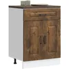 Image de vidaXL Vidaxl Armoire De Cuisine Kalmar Chêne Fumé Bois D'ingénierie