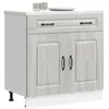 Image de vidaXL Armoire de cuisine Kalmar sonoma gris bois d'ingÃ©nierie