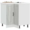 Image de vidaXL Vidaxl Armoire D'angle De Cuisine Kalmar Sonoma Gris Bois D'ingénierie