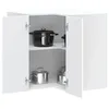 Image de vidaXL Armoire murale d'angle de cuisine Kalmar blanc bois ingÃ©nierie