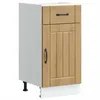 Image de vidaXL Armoire de cuisine Lucca chÃªne artisanal bois ingÃ©nierie