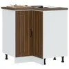 Image de vidaXL Armoire d'angle de cuisine Lucca chÃªne marron bois d'ingÃ©nierie