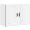 Image de vidaXL Armoire murale de cuisine Lucca blanc bois d'ingÃ©nierie