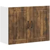 Image de Vidaxl Armoire Murale De Cuisine Lucca Chêne Fumé Bois Ingénierie