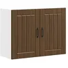 Image de vidaXL Armoire murale de cuisine Lucca chÃªne marron bois ingÃ©nierie