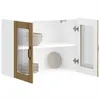 Image de Vidaxl Armoire Murale De Cuisine Avec Porte En Verre Lucca
