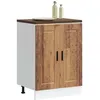 Image de vidaXL Vidaxl Armoire De Cuisine Porto Vieux Bois Bois D'ingénierie