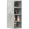 Image de vidaXL Vidaxl Armoire Suspendue Gris Béton 20x29,5x60 Cm Bois D'ingénierie
