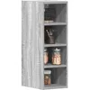 Image de vidaXL Vidaxl Armoire Suspendue Sonoma Gris 20x29,5x60 Cm Bois D'ingénierie