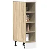 Image de Vidaxl Armoire Basse ChÃªne Sonoma 20x44,5x81,5 Cm Bois D'ingÃ©nierie