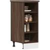 Image de vidaXL Vidaxl Armoire De Plancher Chêne Marron 30x44,5x81,5 Cm