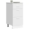 Image de vidaXL Armoire de plancher blanc 40x46x81,5 cm bois d'ingÃ©nierie