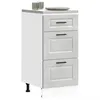Image de vidaXL Armoire de cuisine Porto gris bÃ©ton bois d'ingÃ©nierie