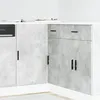 Image de vidaXL Meuble bas du lavabo gris bÃ©ton bois d'ingÃ©nierie