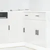 Image de vidaXL Armoire de cuisine Porto blanc brillant bois ingÃ©nierie