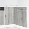 Image de vidaXL Armoire de cuisine Porto sonoma gris bois d'ingÃ©nierie