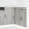 Image de vidaXL Meuble de base de lavabo Lucca sonoma gris bois d'ingÃ©nierie