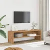 Image de vidaXL Meuble TV chêne artisanal 120x40x40 cm bois d'ingénierie855767