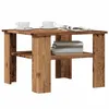 Image de vidaXL Table basse vieux bois 60x60x42 cm bois d'ingénierie855794