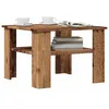 Image de vidaXL Table basse vieux bois 60x60x42 cm bois d'ingÃ©nierie