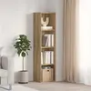 Image de vidaXL Bibliothèque/Meuble TV vieux bois 36x30x143cm bois d'ingénierie855812