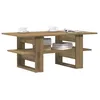 Image de vidaXL Table basse chÃªne artisanal 102x55x42 cm bois d'ingÃ©nierie