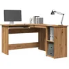 Image de vidaXL vidaXL Bureau d'angle chêne artisanal 120x140x75 cm bois d'ingénierie