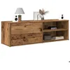 Image de vidaXL Meuble TV vieux bois 120x34x37 cm bois d'ingénierie855972