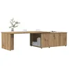 Image de vidaXL Table basse chÃªne artisanal 150x50x35 cm bois d'ingÃ©nierie