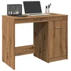 Image de vidaXL Bureau chÃªne artisanal 100x50x76 cm bois d'ingÃ©nierie