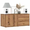 Image de vidaXL Meuble TV chêne artisanal 80x34x35,5 cm bois d'ingénierie856011