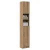 Image de vidaXL Armoire de salle de bain chÃªne artisanal 32x25,5x190 cm
