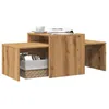 Image de vidaXL Table basse chÃªne artisanal 100x48x40 cm bois d'ingÃ©nierie