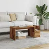 Image de vidaXL Table basse vieux bois 90x45x35 cm bois d'ingénierie856056