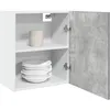 Image de vidaXL Vidaxl Armoire Suspendue Gris Béton 50x31x60 Cm Aggloméré