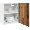 Image de vidaXL Vidaxl Armoires Suspendues 2 Pcs Vieux Bois 50x31x60cm Bois Ingénierie