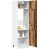 Image de vidaXL Vidaxl Armoire De Réfrigérateur Vieux Bois 60x57x207cm Bois Ingénierie