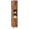 Image de vidaXL Armoire de salle de bain vieux bois 30x30x179cm bois ingÃ©nierie