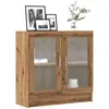 Image de vidaXL Bibliothèque chêne artisanal 82,5x30,5x80 cm bois d'ingénierie856155